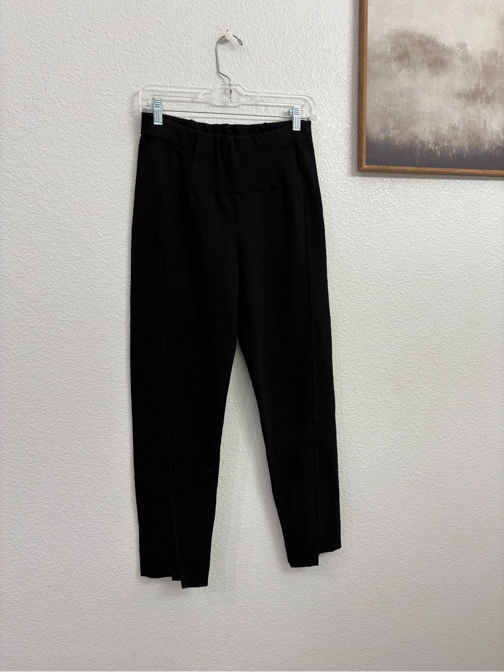 Lotus Eaters M Black Sordiko Women's Black Straight Leg pull on Pants